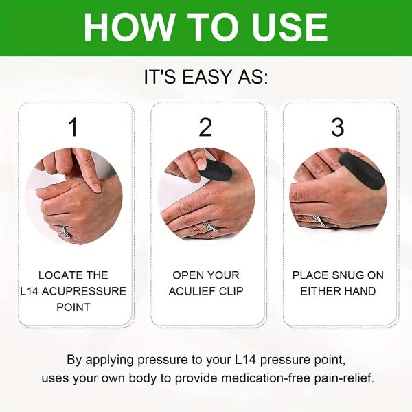 Sugar Control LI4 Acupressure Point Clip (شوگر کلپ)