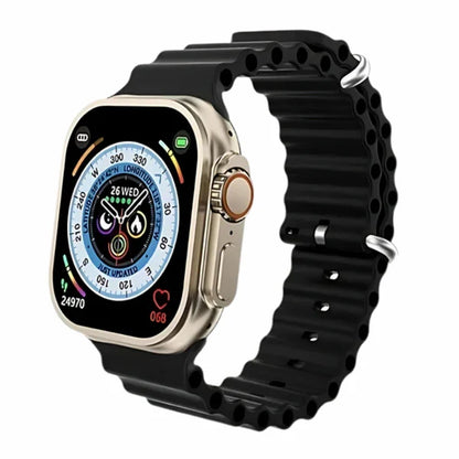 Ultra 7 IN 1 SmartWatch 2.1 Inch Full HD Screen Series 8 Wireless Charging 7 Straps Waterproof