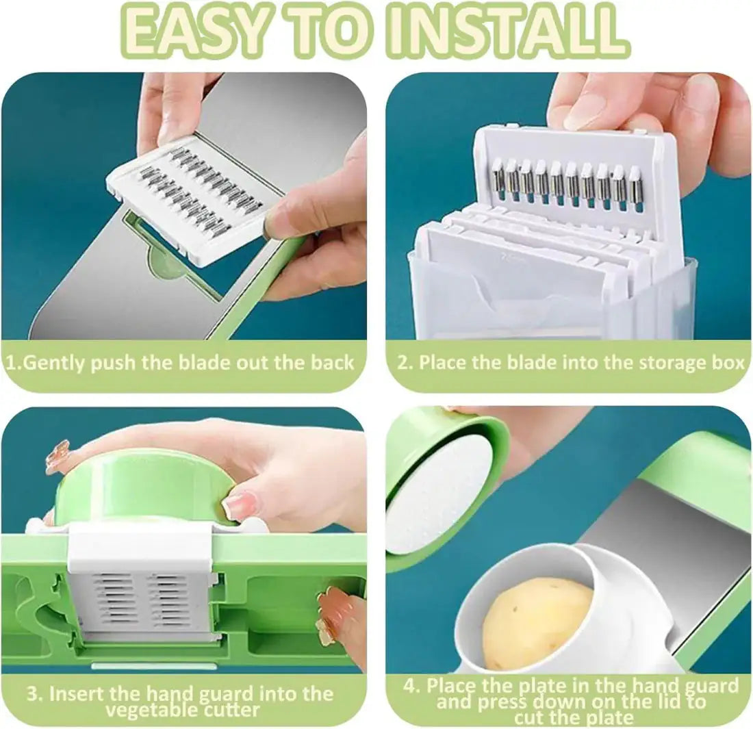 Multi-Function Vegetable Cutter ویجیٹیبل کٹر (imported)