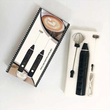 2 in 1 High Quality USB Rechargeable Coffee Maker & Egg Beater