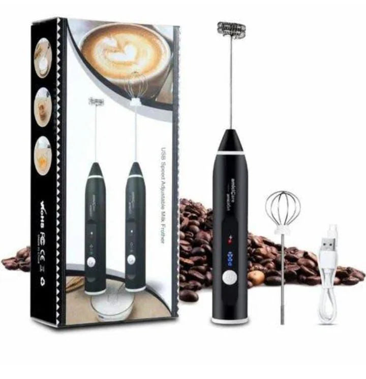2 in 1 High Quality USB Rechargeable Coffee Maker & Egg Beater