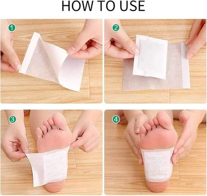 Kiyome Kinoki Detox Foot Pads – 10 Pads per Box for Stress Relief & Relaxation